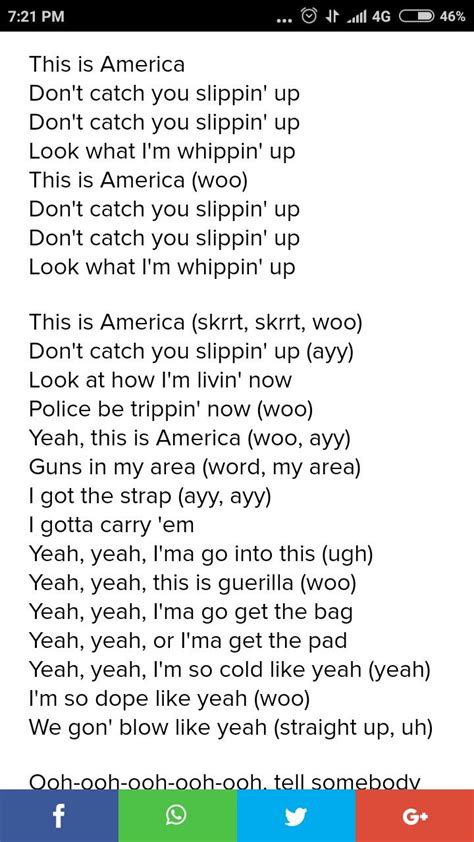 This is America Lyrics by Childish Gambino 